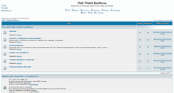 Desktop Screenshot of clubtriatlobasiliscus.1foro.com