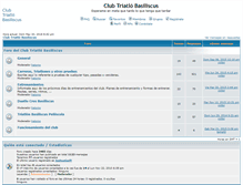 Tablet Screenshot of clubtriatlobasiliscus.1foro.com
