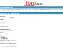 Tablet Screenshot of 1foro.com