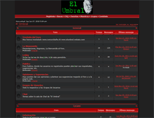 Tablet Screenshot of elumbral.1foro.com